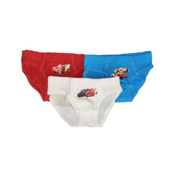 Szett 3 db alsónadrág, Cars, fiúknak, 4-5 év