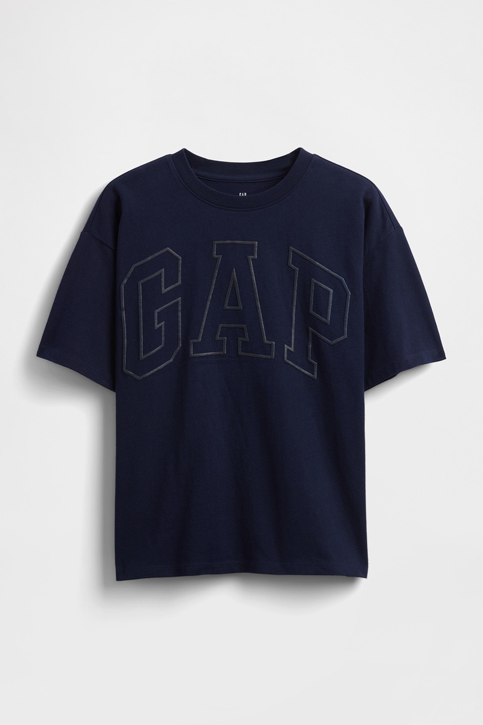 GAP, Tricou de bumbac cu imprimeu logo, Bleumarin, 110 CM