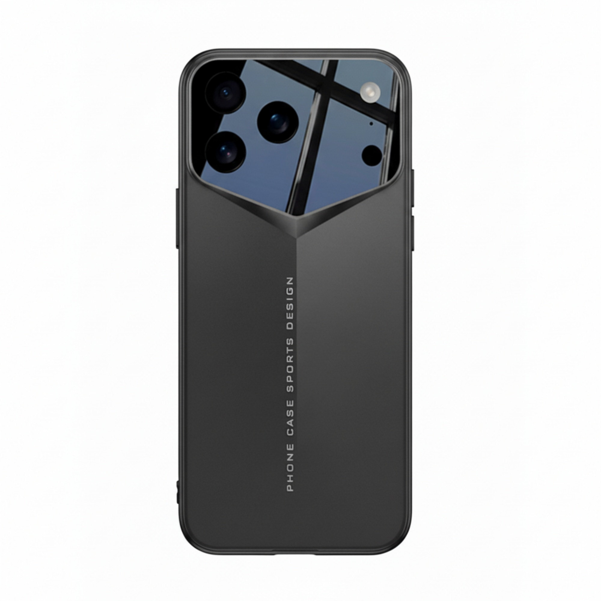 Husa Premium VibeXo pentru iPhone 17 Pro, Policarbonat Dur, Anti-soc, Mata, Ultra Slim, Protectie Spate, Neagra