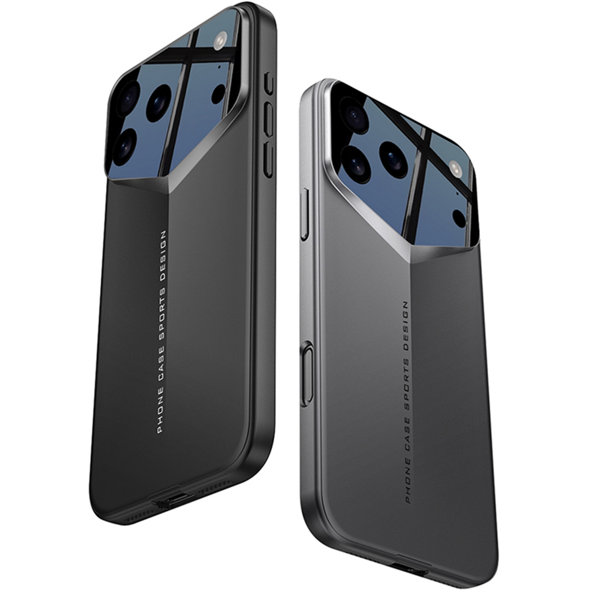 Husa Premium VibeXo pentru iPhone 17 Pro, Policarbonat Dur, Anti-soc, Mata, Ultra Slim, Protectie Spate, Neagra