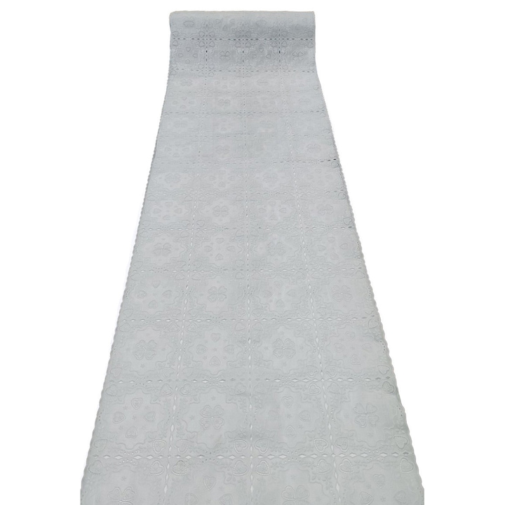 Față de masă, Traversa, 50x100 cm, PVC, alb