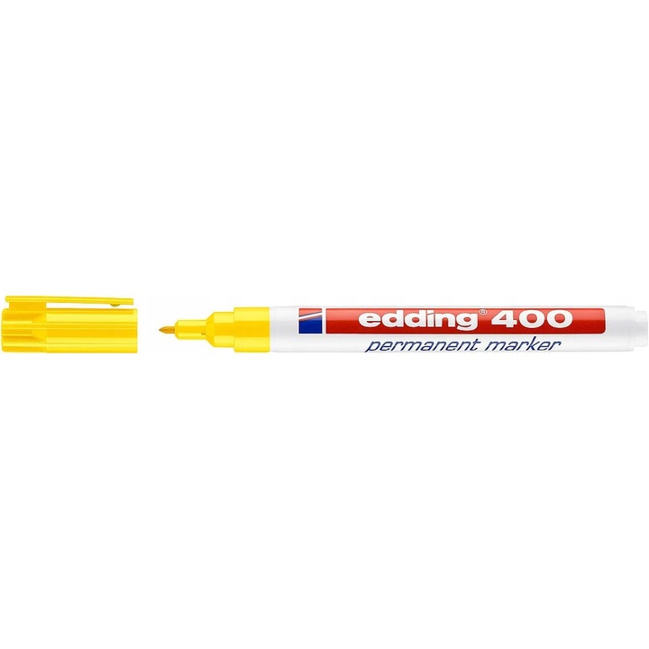 Marker permanent Edding 400, 1mm, galben