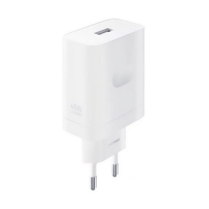 Realme supervooc hálózati töltő usb aljzat, 45w, gyorstöltő, fehér