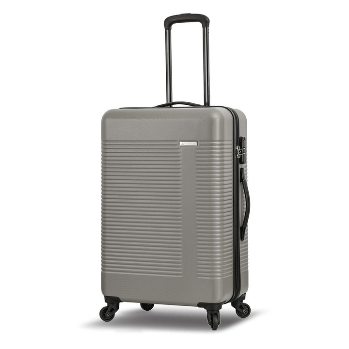 Куфар Madisson SW56205, Среден, 67x43x26 см, регистриран багаж, ABS, 4 колела 360°, златиста