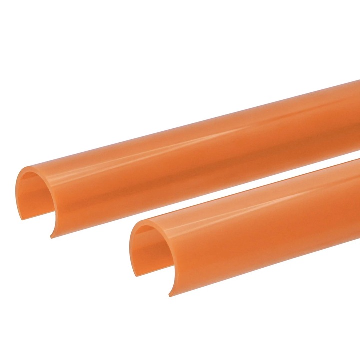 Set 2 ornamente V-BRACE Recambo, Portocalii, pentru BMW Seria 5 F07, F10, F11, F18, Seria 6 F06