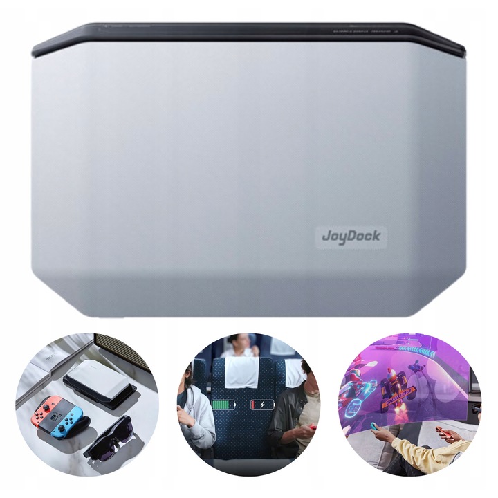 Statie de andocare RayNeo Joydock, baterie 10000mAh, USB-C 20W, 150x102.6x16mm, greutate 282g