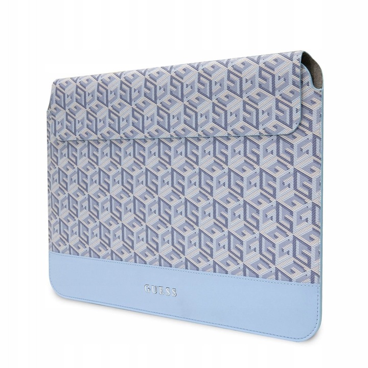 Guess GCube Stripe laptop tok, 35.5x24.5x2.5cm, szintetikus, kék