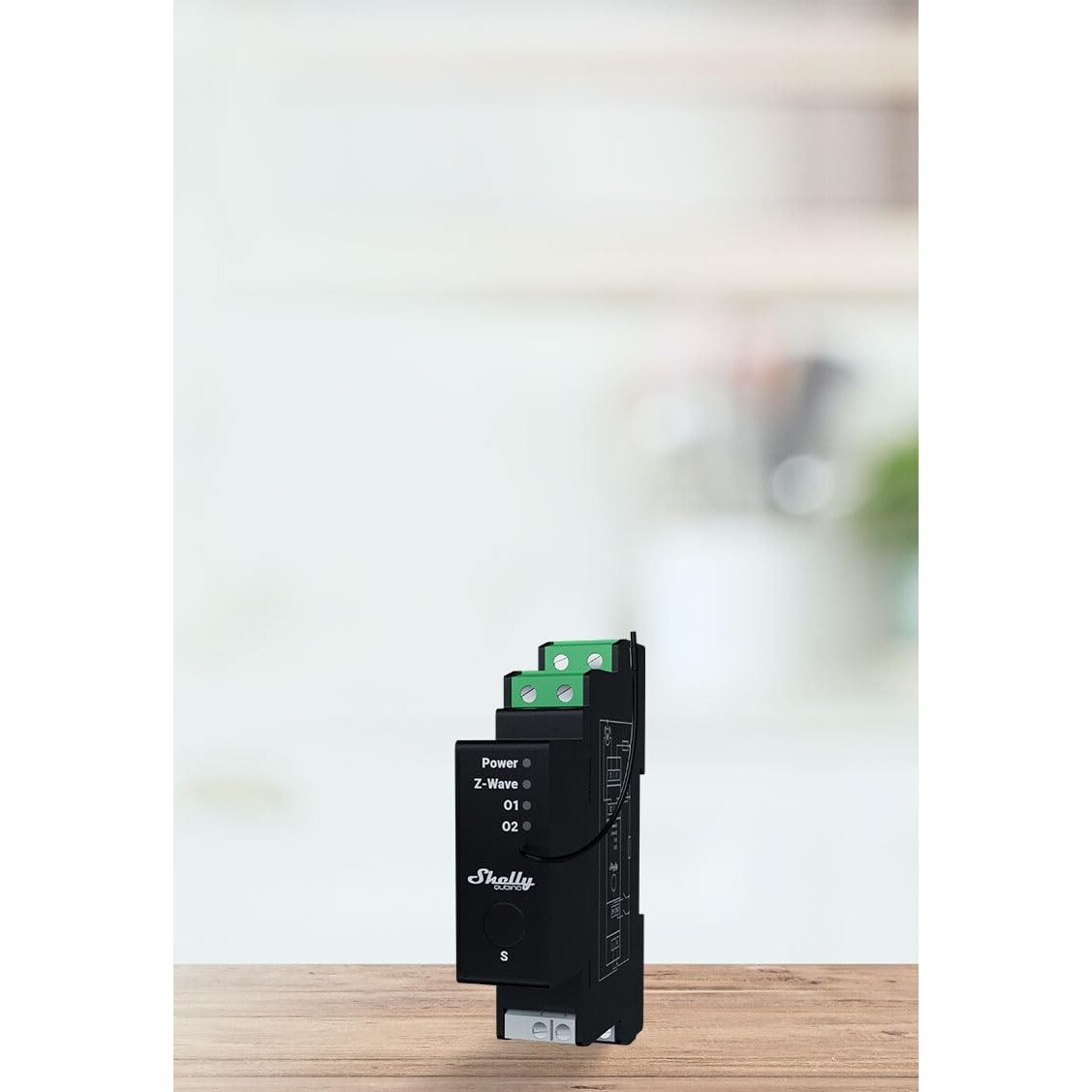 Shelly Qubino Wave Pro Shutter, releu 2 canale cu masurare a energiei ...