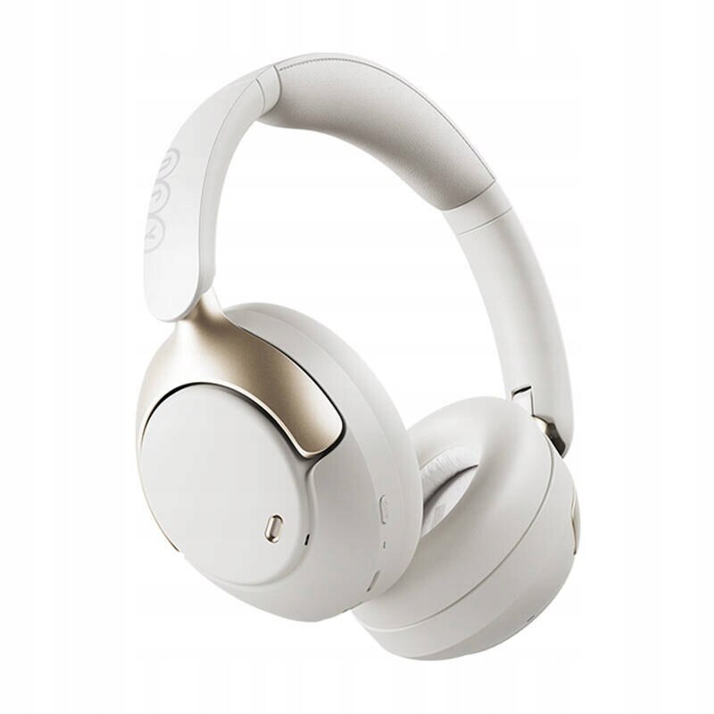 Casti Pro Casti wireless, QCY H3 Pro, ANC, 40mm, alb, 145x183mm, cu cablu audio 3 ...