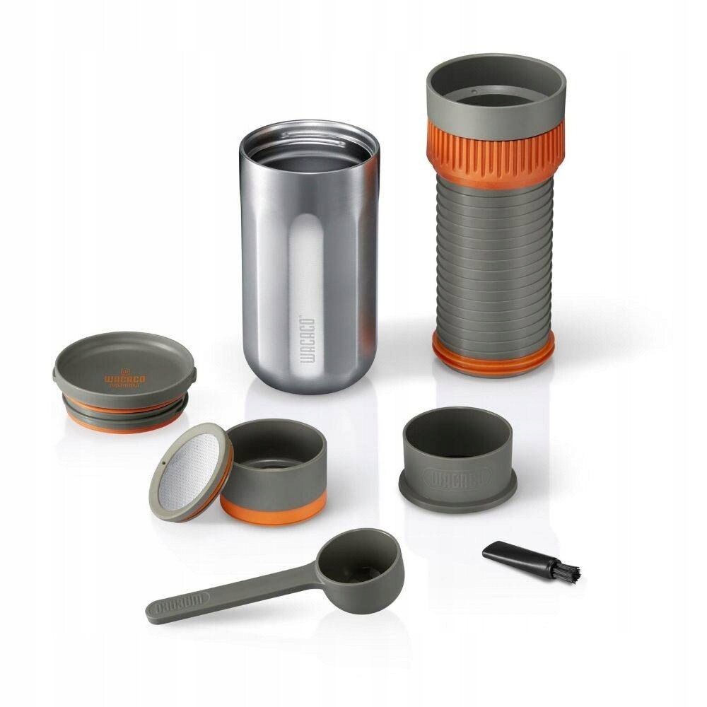 Espressor portabil cafea Wacaco Pipamoka, inox, 300ml, 73x18.2cm