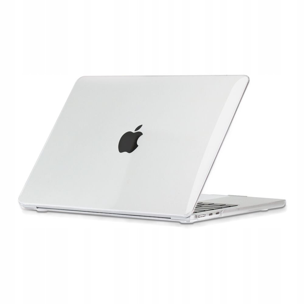 Etui Tech-Protect Smartshell pentru MacBook Air 13, Crystal Clear, 2022, set 1x etui