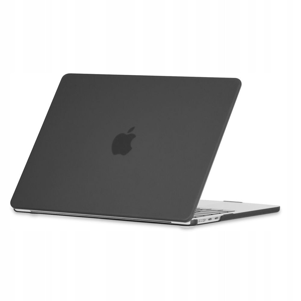 Etui Tech-Protect Smartshell pentru Apple MacBook Air 13, negru mat, set 1x etui