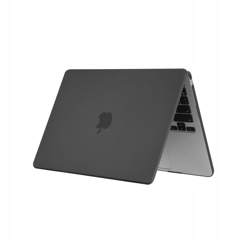 Etui Tech-Protect Smartshell pentru Apple MacBook Air 13, negru mat, set 1x etui