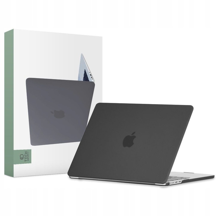 Tech-Protect Smartshell tok Apple MacBook Air 13-hoz, matt fekete, 1x tok szett