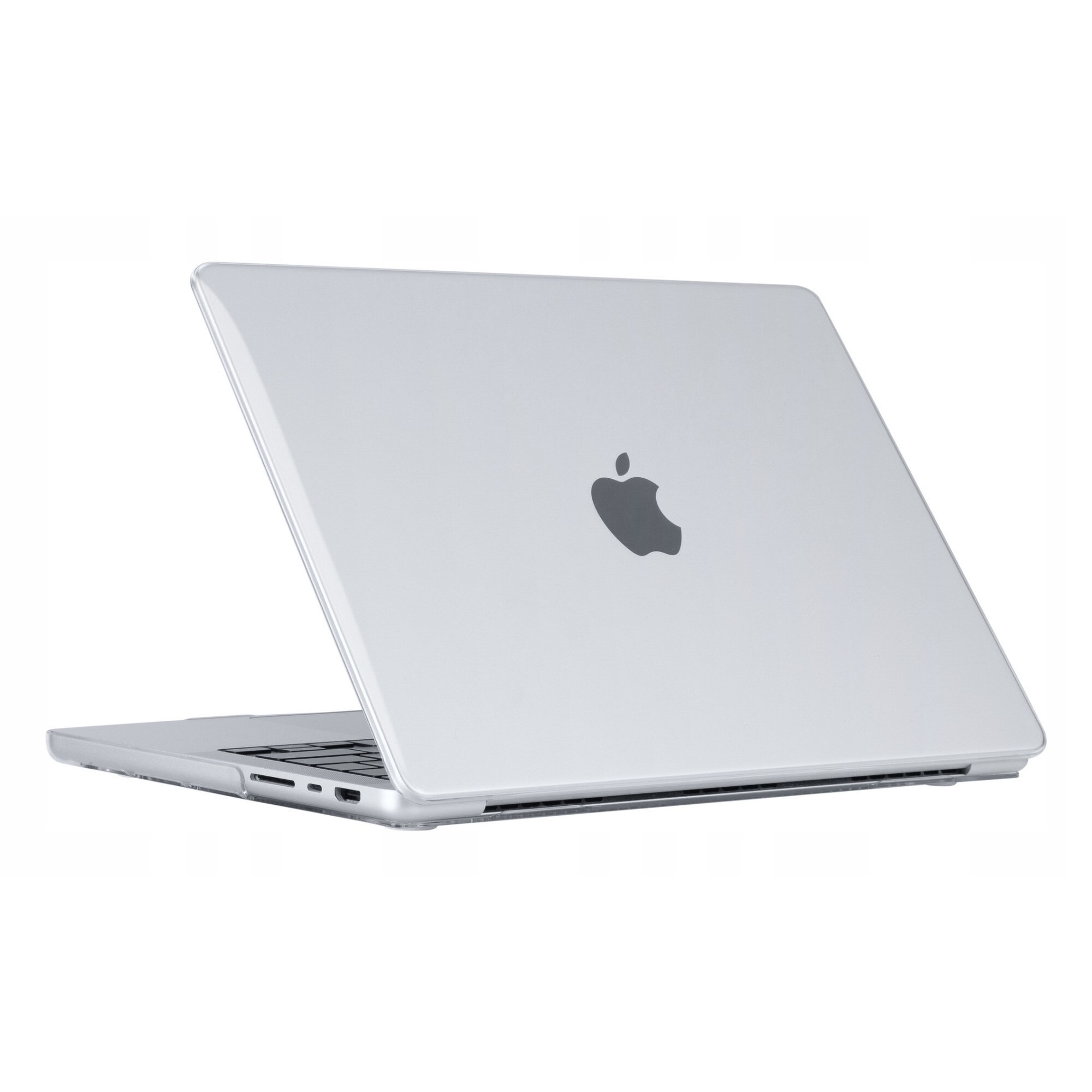 Etui laptop Tech-Protect SmartShell pentru MacBook Pro 14 2021-2022, Crystal Clear, set 1x etui