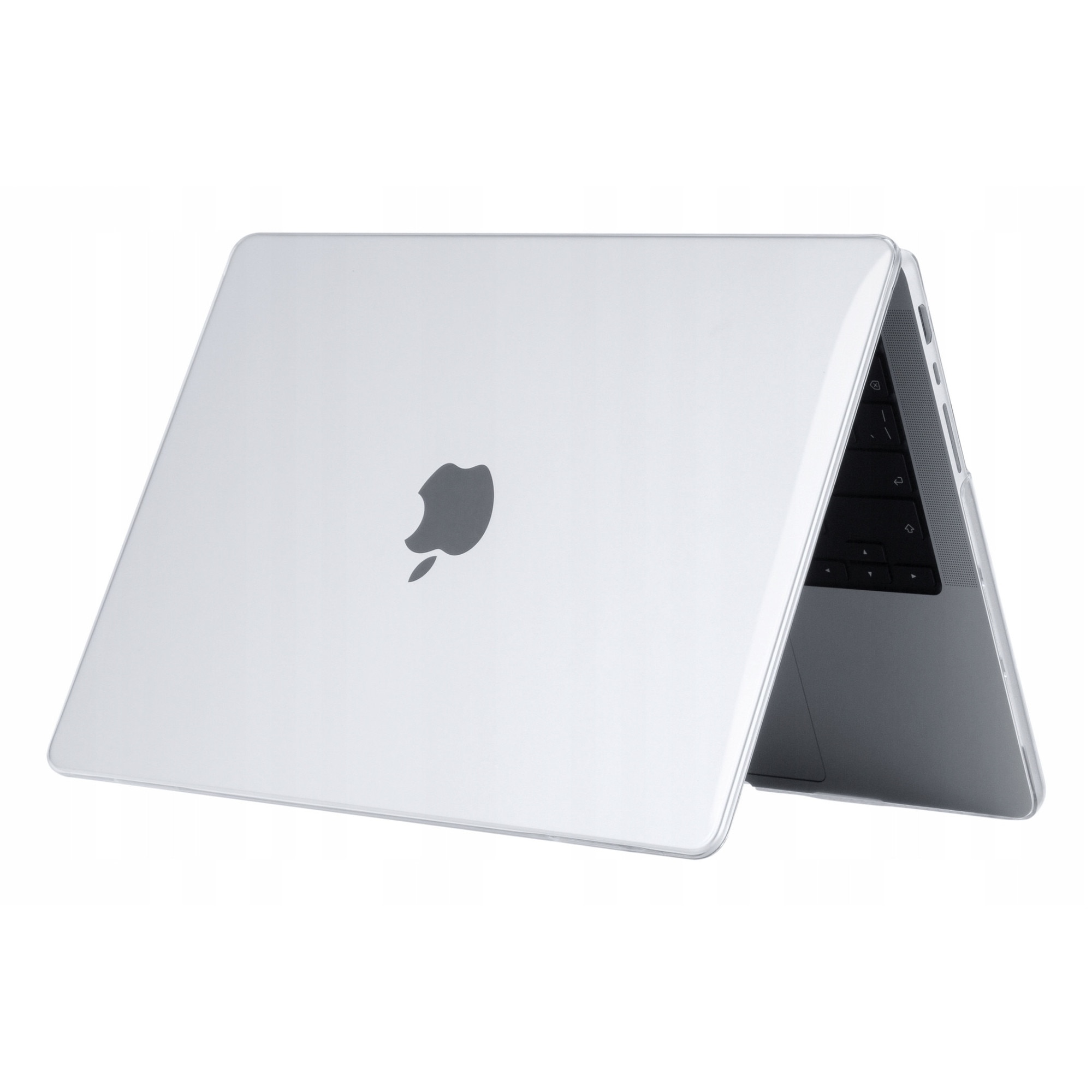 Etui laptop Tech-Protect SmartShell pentru MacBook Pro 14 2021-2022, Crystal Clear, set 1x etui