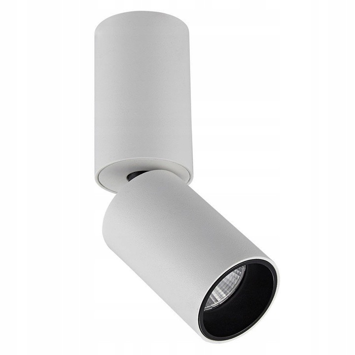 Spot LED Italux Lunaro, alb/negru, 5W, 350 lm, pentru interior