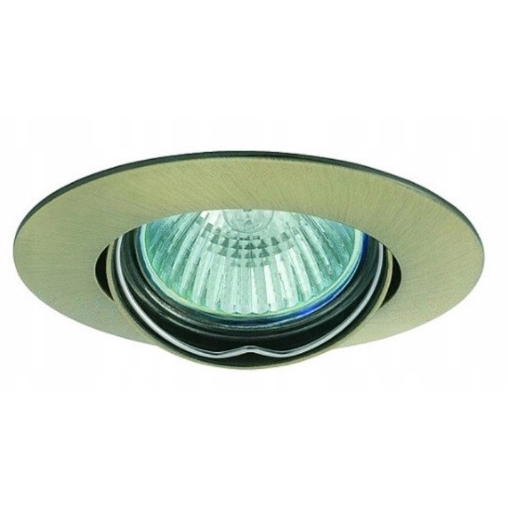 Spot de tavan Kanlux LUTO, 10W, aluminiu patinat, unghi reglabil 15 grade, diametru 8, 8 cm