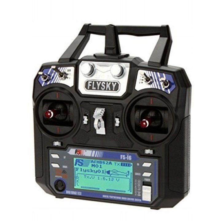Set transmitator FlySky FS-i6 cu receptor A6B