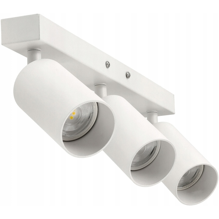 Spot Dublu Alb, Led-one, Aluminiu, Ajustabil, GU10