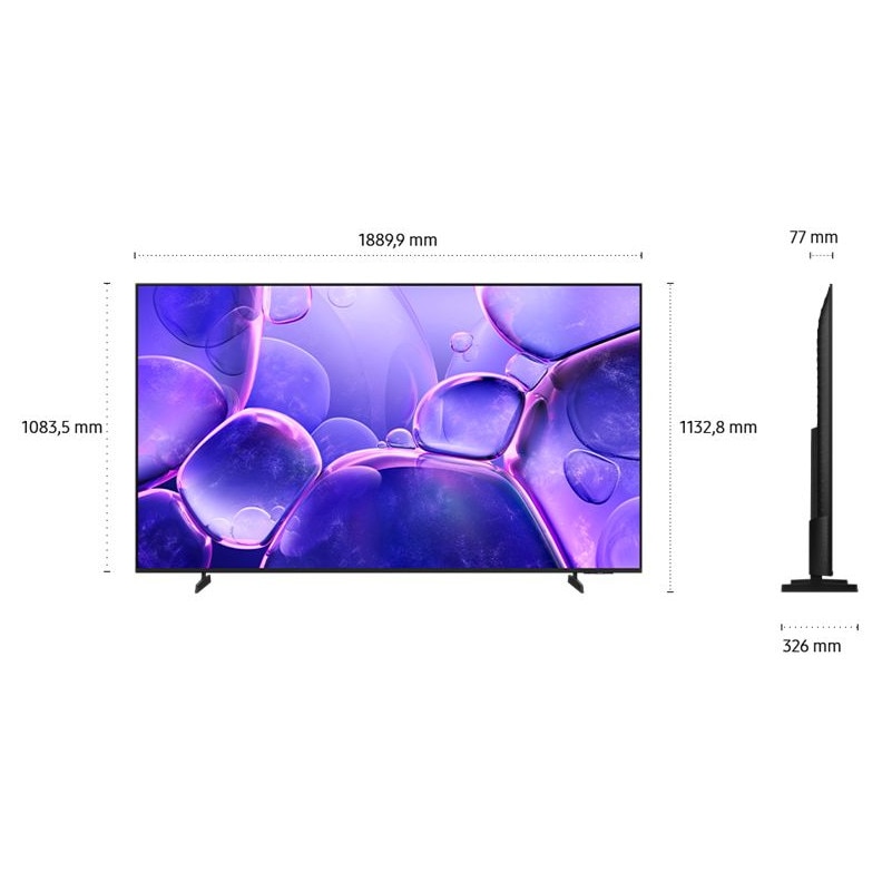 Televizor LED Smart Samsung 85", 4K, 3840x2160, Mega Contrast, Tizen