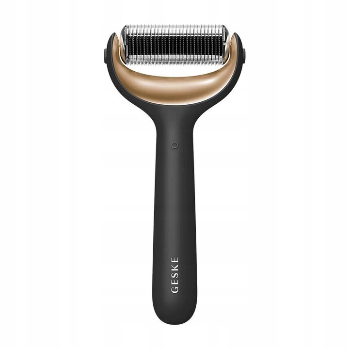 Ролер за мезотерапия за лице и тяло 8 в 1, Geske, сив, силикон, приложение GESKE German Beauty Tech