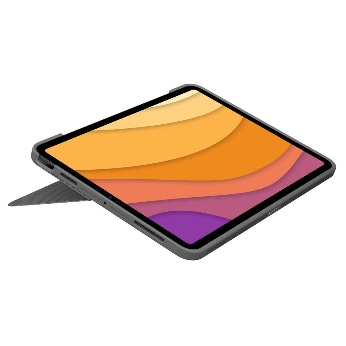 Husa tableta Logitech Combo Touch pentru iPad Air 11", gri Oxford