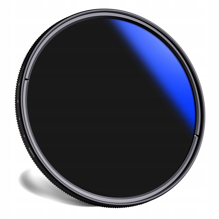 K&F Concept 52mm ND Fader szűrő, állítható ND2-ND400, SLIM profil, kék MC