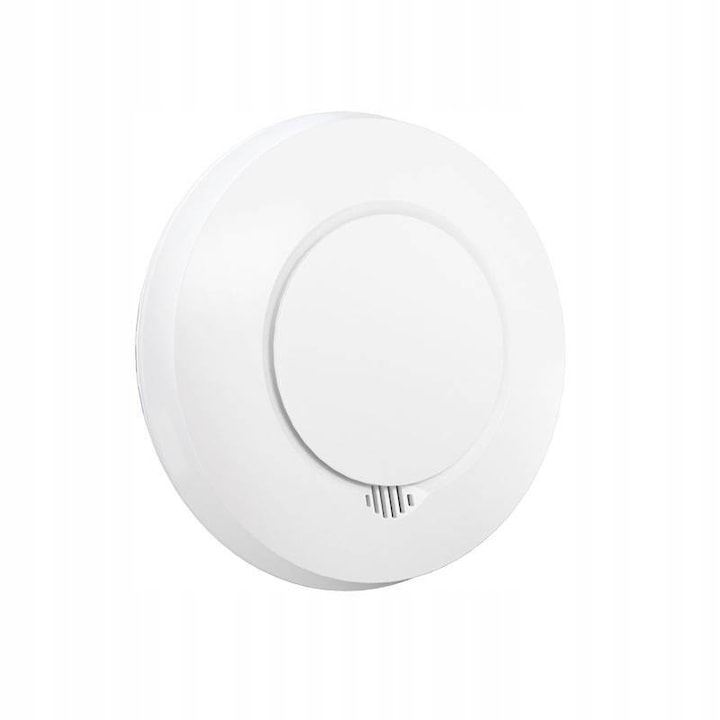 Detector de fum inteligent Meross GS559AH, set cu 2 baterii AA, alarma 85dB, compatibilitate SmartThings, HomeKit, 120x36,7mm