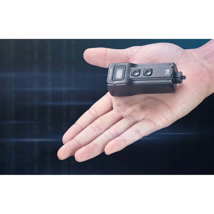 Фенер Nitecore T4K, 4000lm, бял, 82,3x30x29,2mm, комплект с Li-Ion акумулатор 1000mAh, IP54