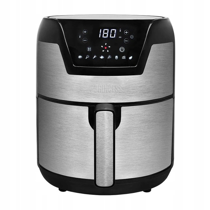 Friteuza fara ulei Princess XXL 4.5L, 1500W, 8 programe, LCD, 356x278x330mm