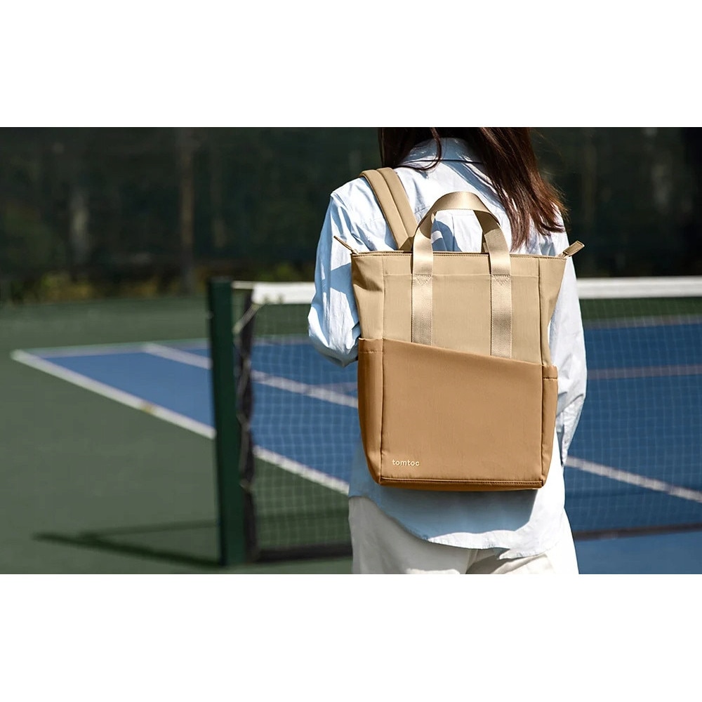 Plecac na laptop, tomtoc Slash-T63, 16l, piaskowy, 41x40x12cm