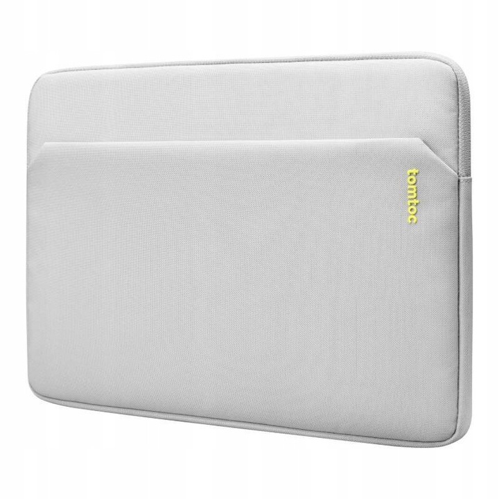 Etui laptop tomtoc Light-A18, gri, 35x25x2cm, 2 buzunare, pentru laptopuri de pana la 14"