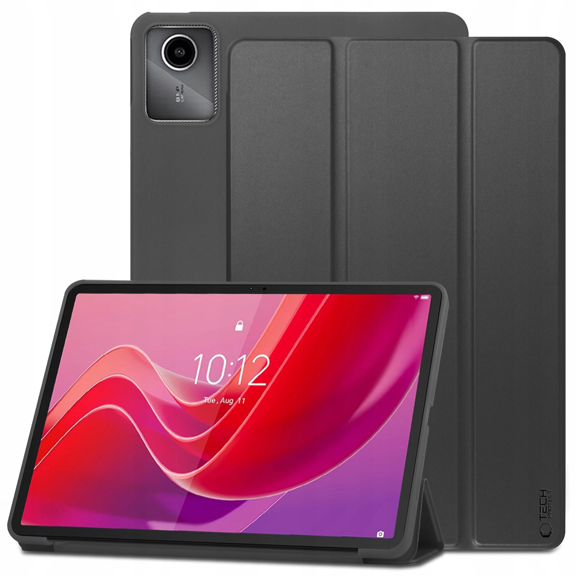 Husa tableta TechProtect SmartCase pentru Lenovo Tab M11 11.0, neagra, set 1 buc.