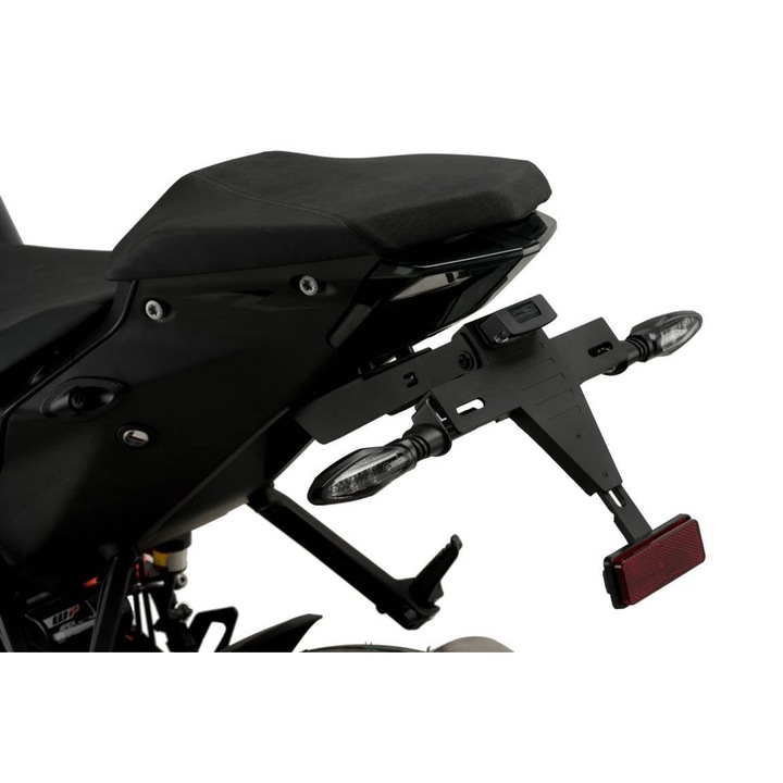 Puig 20449N állítható rendszámtábla tartó, fekete, KTM 1290 SUPERDUKE R 20' modellekhez