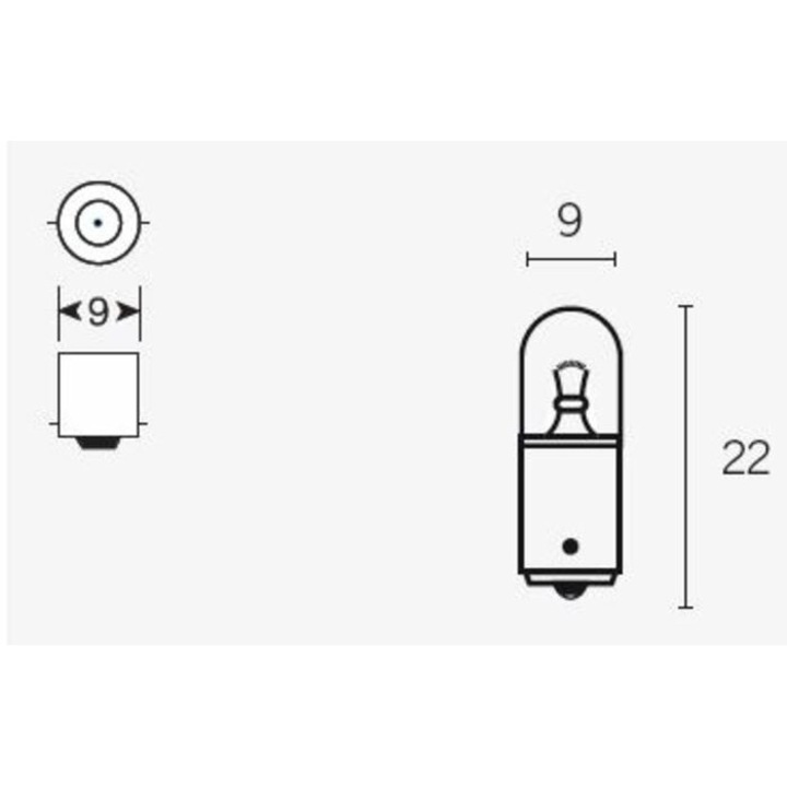 Крушки за кола V PARTS T85 6V 4W комплект x10