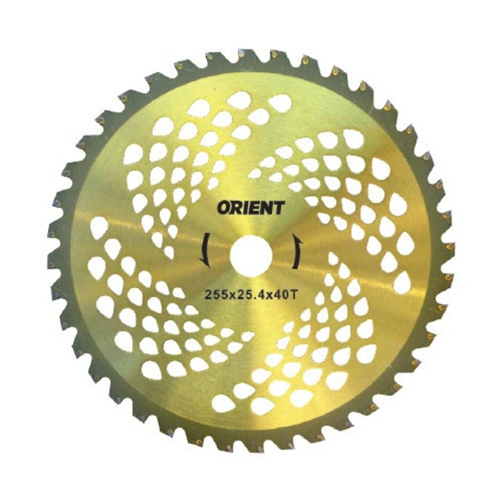 Lama Motocoasa 255*25.4*40T Gold (57*17*20), Orient RDY1281 (50)