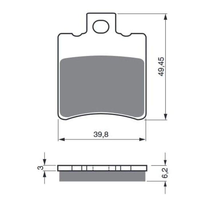 Placute de frana GOLDFREN 098 S3 098 S3