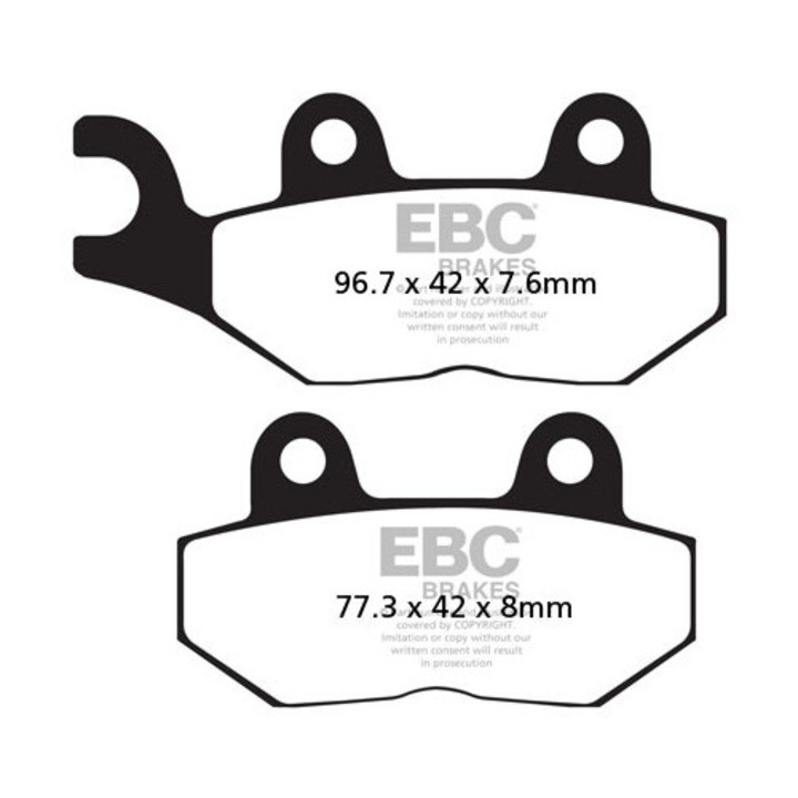 Set placute de frana, EBC, FA214