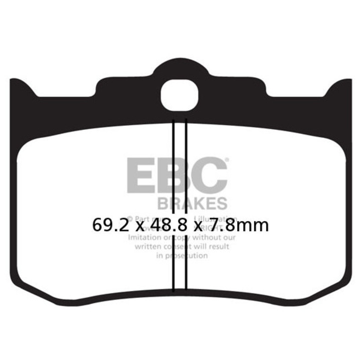 Set placute de frana, EBC, FA216/3HH