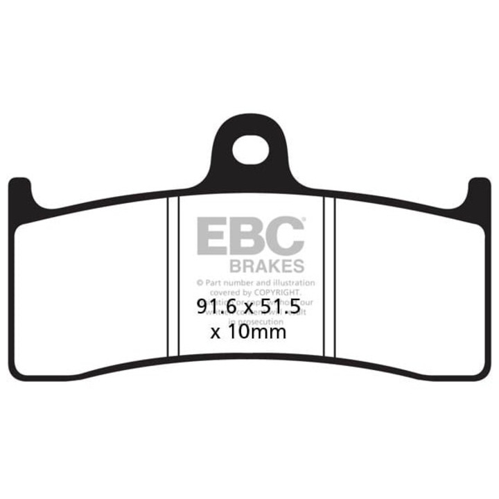 Set placute de frana, EBC, FA249HH