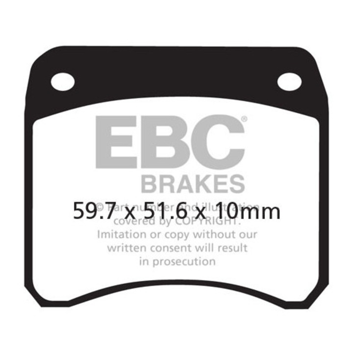 Set placute de frana, EBC, FA016HH