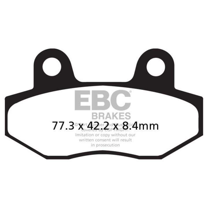 Motor fékbetétek, EBC, FA086/2