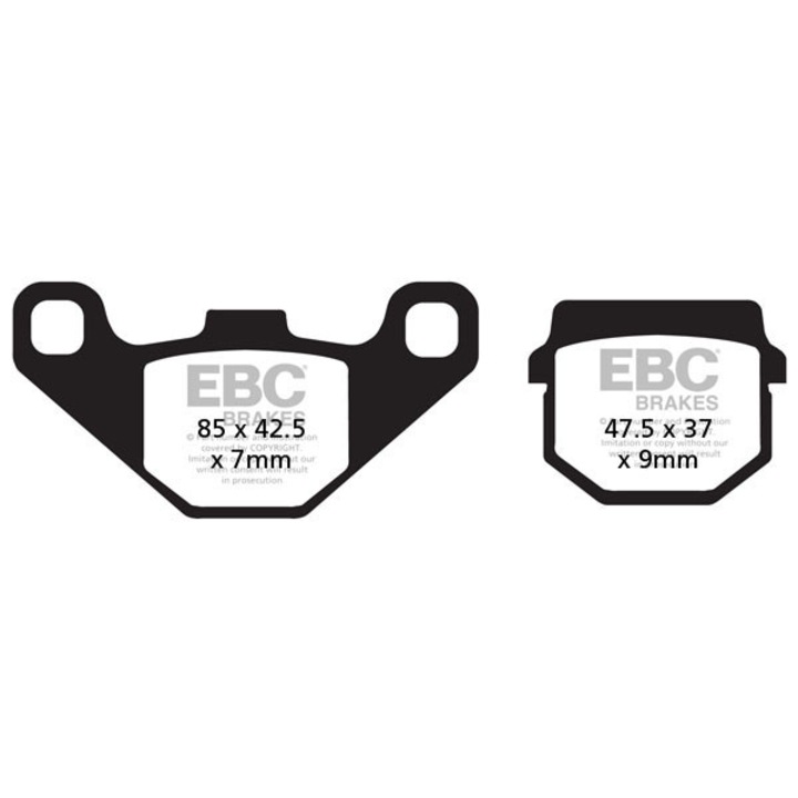 Накладки за мотоциклет EBC SFA083/2