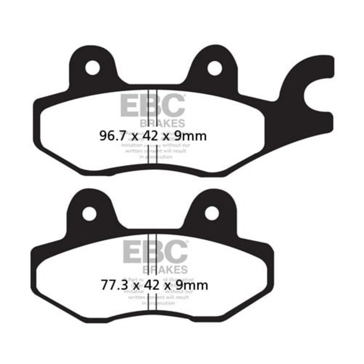 Motor GPFA Sinter Race fékbetétek, EBC GPFAX197HH