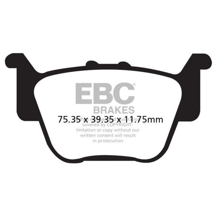 Placute de frana moto EBC R SERIES FA373R