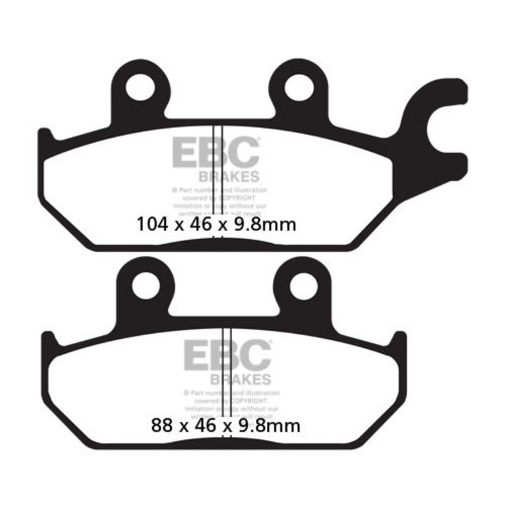 EBC R SERIES FA642R motorkerékpár fékbetétek
