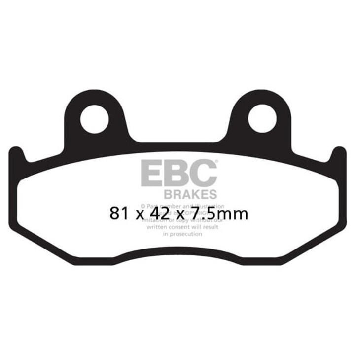 EBC FA092TT motorkerékpár fékbetétek
