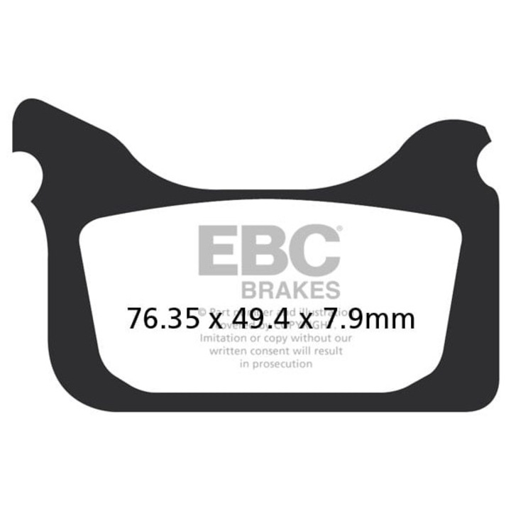 Motor fékbetétek, EBC, MXS RACE MXS405
