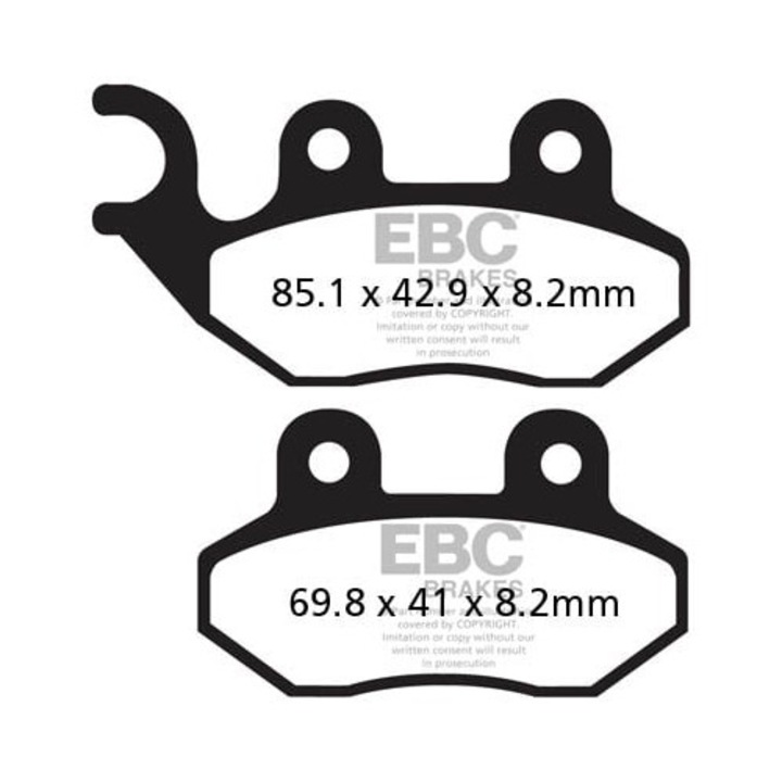 Placute de frana moto, EBC SFA264HH